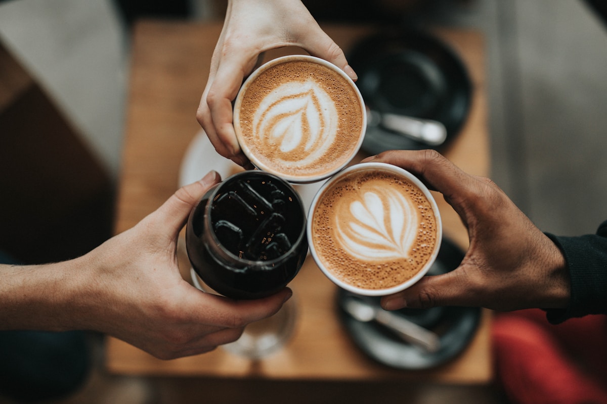 Barista crafting coffee at Velvet Bean